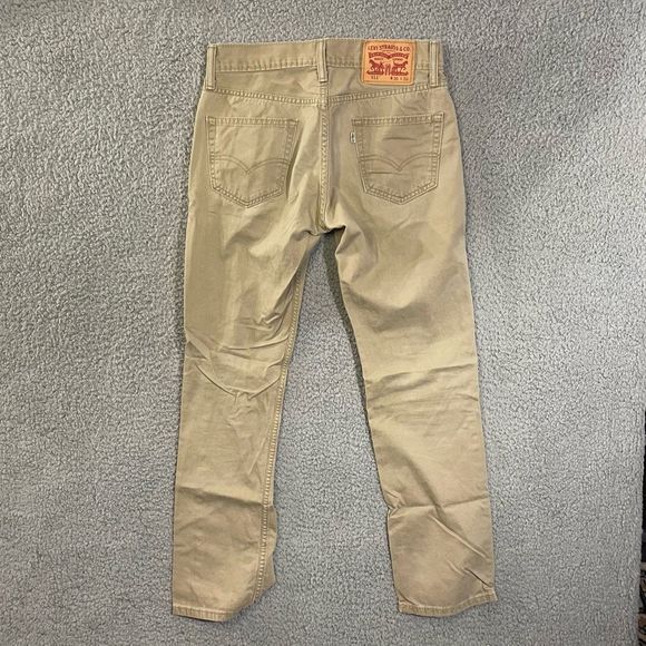 Levi’s 511 Men’s Jeans Tan Distressed Slim 30x30 - Picture 2 of 7